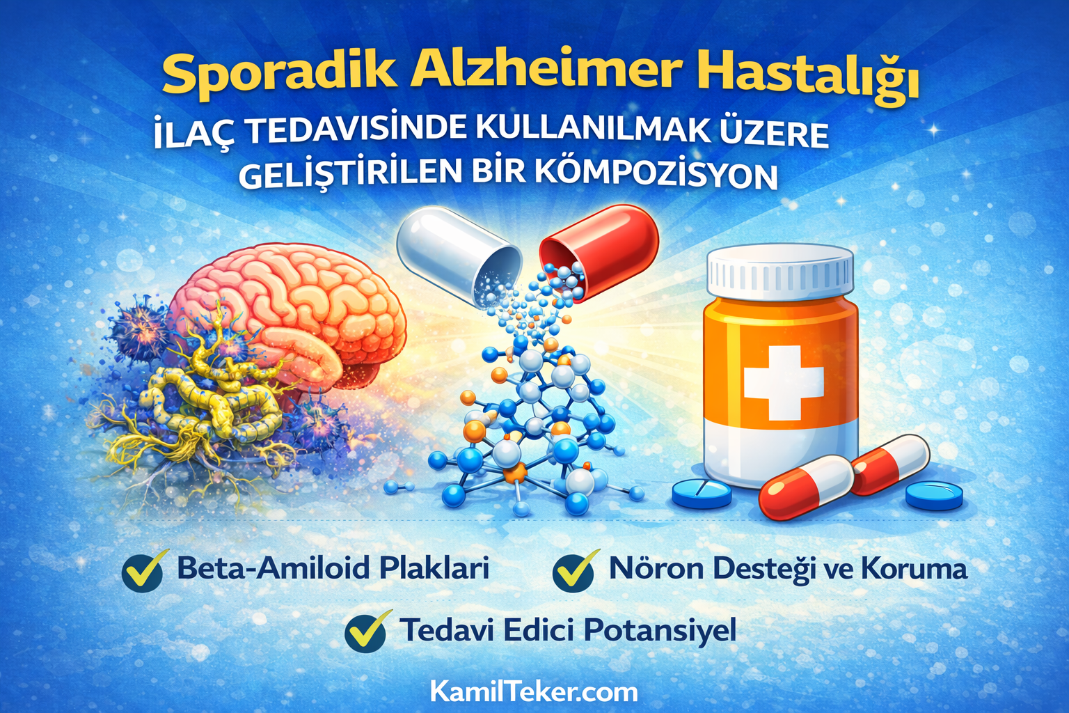 SPORADİK ALZHEİMER HASTALIĞI İLAÇ TEDAVİSİNDE KULLANILMAK ÜZERE GELİŞTİRİLEN BİR KOMPOZİSYON