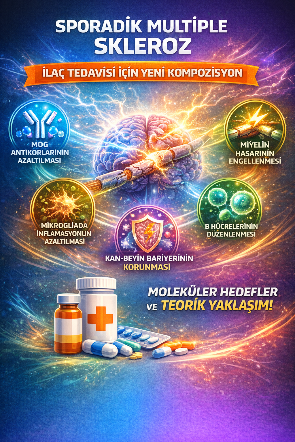 SPORADİK MULTİPLE SKLEROZ HASTALIĞININ İLAÇ TEDAVİSİNDE KULLANILMAK ÜZERE GELİŞTİRİLEN BİR KOMPOZİSYON