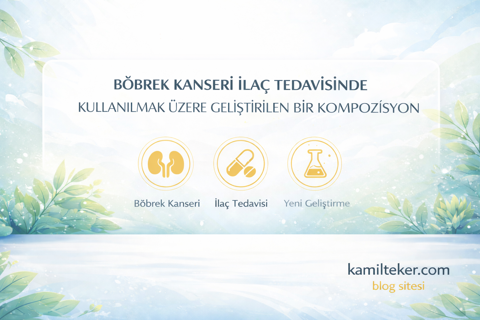 BÖBREK KANSERİ İLAÇ TEDAVİSİNDE KULLANILMAK ÜZERE GELİŞTİRİLEN BİR KOMPOZİSYON