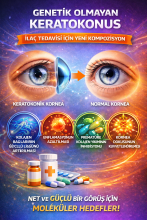 GENETİK OLMAYAN KERATOKONUS HASTALIĞI İLAÇ TEDAVİSİNDE KULLANILMAK ÜZERE GELİŞTİRİLMİŞ BİR KOMPOZİSYON