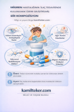 MiGREN HASTALIĞININ iLAÇ TEDAViSiNDE KULLANILMAK üZERE GELiŞTİiRiLMiŞ BiR KOMPOZiSYON