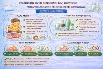 POLİKİSTİK OVER SENDROMU İLAÇ TEDAVİSİNDE KULLANILMAK ÜZERE GELİŞTİRİLEN BİR KOMPOZİSYON