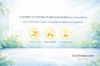 GASTRİT VE PEPTİK ÜLSER HASTALIĞI İLAÇ TEDAVİSİNDE KULLANILMAK ÜZERE GELİŞTİRİLEN BİR KOMPOZİSYON
